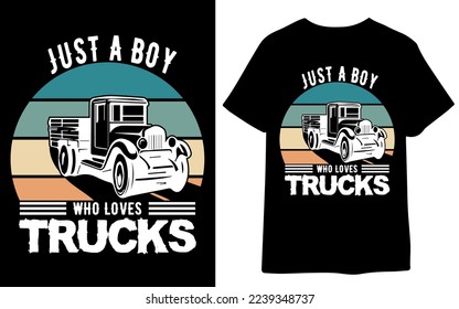 Truck driver  graphic t shirt design