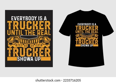 Truck Driver T Shirt Design