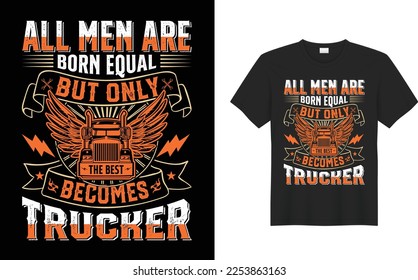 Truck Driver T-Shirt design. Bulk American Trucking Car, monster Truck Driver tee shirt. Funny Gifts T-Shirt design quotes with skull illustration vector templet for truck driver t-shirt design.