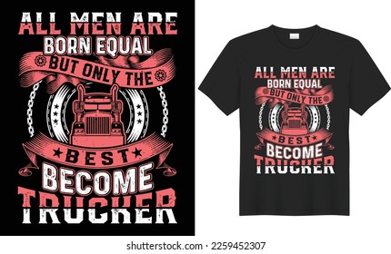 Truck Driver T-Shirt design. Bulk American Trucking Car, monster Truck Driver tee shirt. Funny Gifts T-Shirt design quotes with skull illustration vector templet for truck driver t-shirt design.