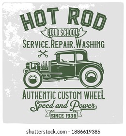 Truck driver t-shirt design with vintage look, This design can also use on t shirt print, mug, bag and as a sticker.