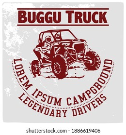 Truck driver t-shirt design with vintage look, This design can also use on t shirt print, mug, bag and as a sticker.
