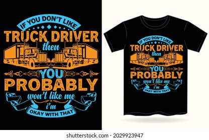 Truck Driver Vintage T-Shirt, Trucker Shirts, Truck Driver Birthday Present, Truck Driver Gifts, Trucking Tee Shirt, Funny Trucker TShirt