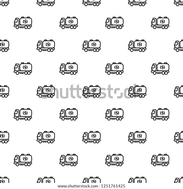Truck energy pattern seamless vector repeat for\
any web design