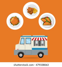 truck and fast food design