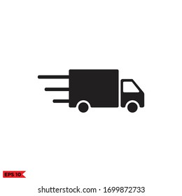 truck fast icon vector design illustration 