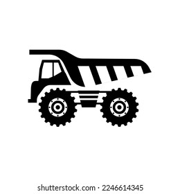 truck flag vector. very suitable to be used as a picture, a means of coloring children.