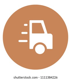 Truck Flat Colored Icon