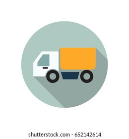 truck flat icon,vector illustrations
