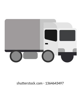 Truck flat illustration