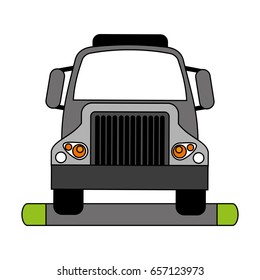 truck flat illustration