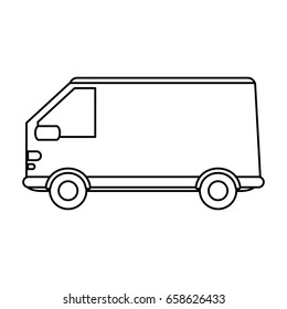 truck flat illustration