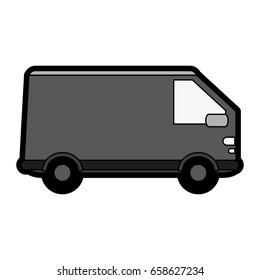 truck flat illustration
