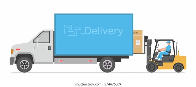 Truck and Forklift.