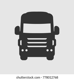 Truck Front Icon Vector Illustration