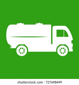 truck Gasoline tanker icon vector 