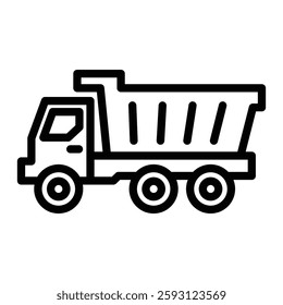 Truck Glyph Icon Design For Personal nad Commercial Use