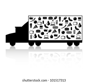 truck with goods