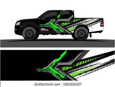 Truck Graphic. Abstract modern lines graphic design for truck and vehicle wrap and branding stickers