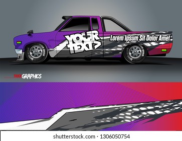 truck graphic background vector. abstract purple lines vector with modern camouflage design concept  for car and vehicles graphics vinyl wrap 