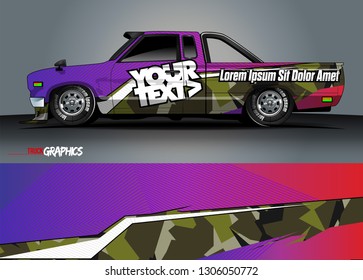 truck graphic background vector. abstract purple lines vector with modern camouflage design concept  for car and vehicles graphics vinyl wrap 