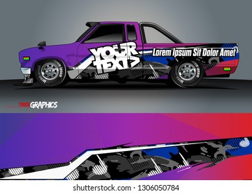truck graphic background vector. abstract purple lines vector with modern camouflage design concept  for car and vehicles graphics vinyl wrap 
