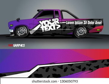 truck graphic background vector. abstract purple lines vector with modern camouflage design concept  for car and vehicles graphics vinyl wrap 