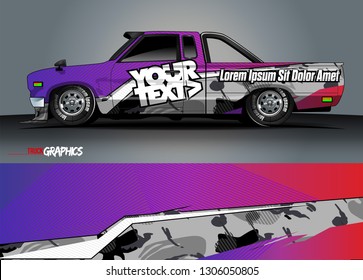 truck graphic background vector. abstract purple lines vector with modern camouflage design concept  for car and vehicles graphics vinyl wrap 