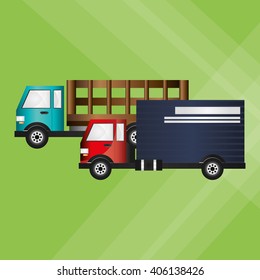 Truck graphic design , editable graphic