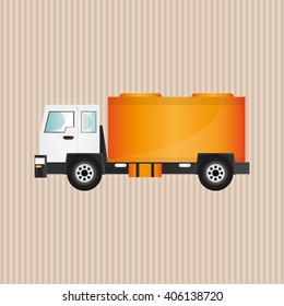 Truck graphic design , editable graphic