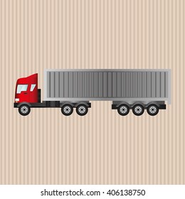 Truck graphic design , editable graphic