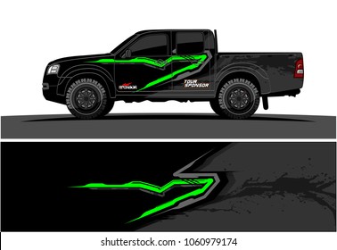 truck Graphic kit. Abstract graphic for car, boat and vehicle wrap
