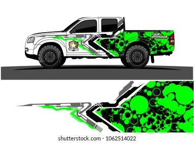 truck graphic vector. abstract tech lines background design for wrap and vehicle sticker branding 