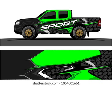 Truck graphic vector. Racing Background for truck, car, Boat and vehicles