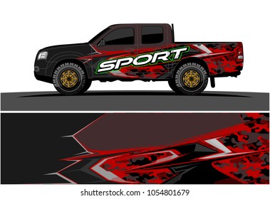 Truck graphic vector. Racing Background for truck, car, Boat and vehicles