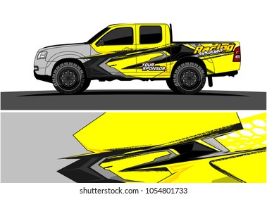 Truck graphic vector. Racing Background for truck, car, Boat and vehicles