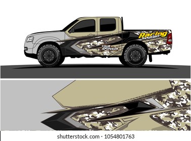 Truck graphic vector. Racing Background for truck, car, Boat and vehicles
