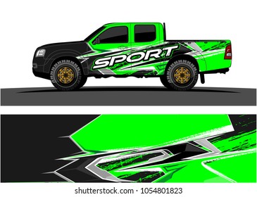 Truck graphic vector. Racing Background for truck, car, Boat and vehicles