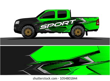 Truck graphic vector. Racing Background for truck, car, Boat and vehicles