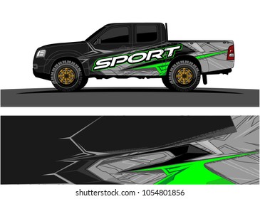 Truck graphic vector. Racing Background for truck, car, Boat and vehicles