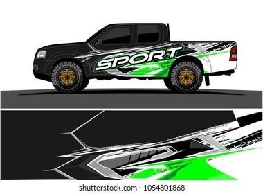 Truck graphic vector. Racing Background for truck, car, Boat and vehicles