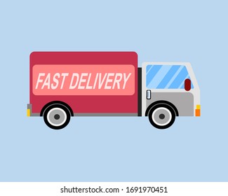 
truck home delivery,flat design,online shopping.