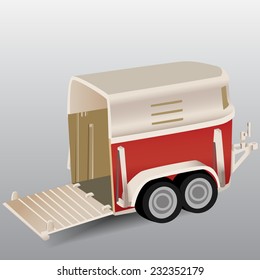 truck for horse transportation