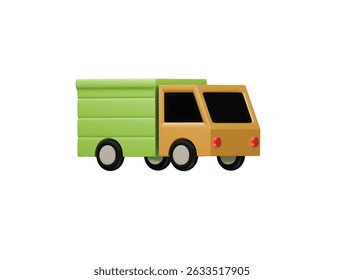  truck icon 3d illustration render
