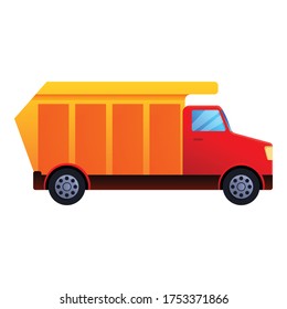 Truck icon. Cartoon of truck vector icon for web design isolated on white background