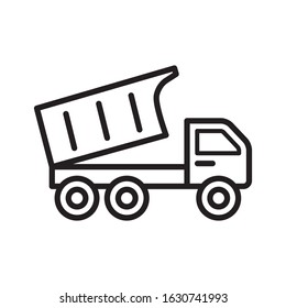 truck icon  collection, trendy style