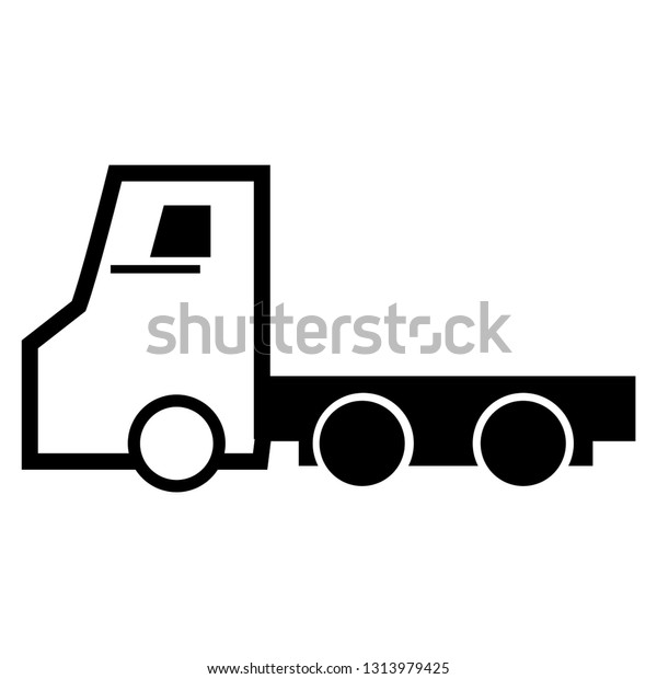 Truck icon. Delivery icon. Fast shipping delivery\
truck flat icon