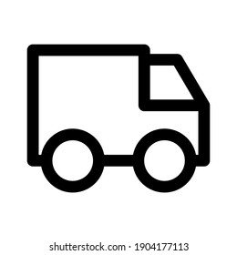 Truck icon, delivery, logo, website template, vector illustration