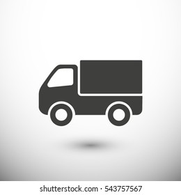 truck icon, icon, delivery. One of set web icons