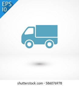truck icon, icon, delivery. One of set web icons